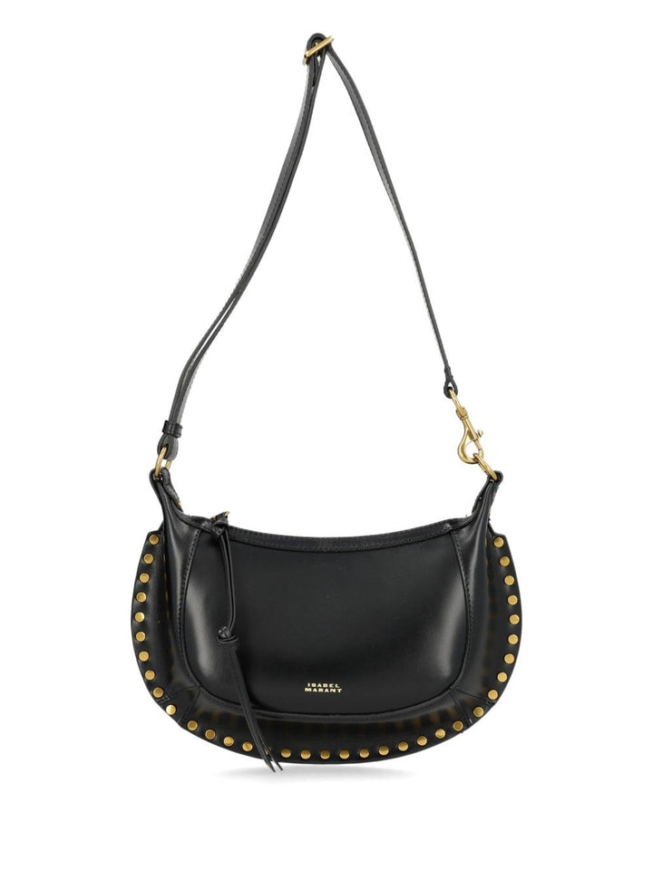 Isabel Marant Oskan Moon Bag Crossbody Bags - Black | d31fdedb6ceb6e8544a2a6445b9b70180f4f69de