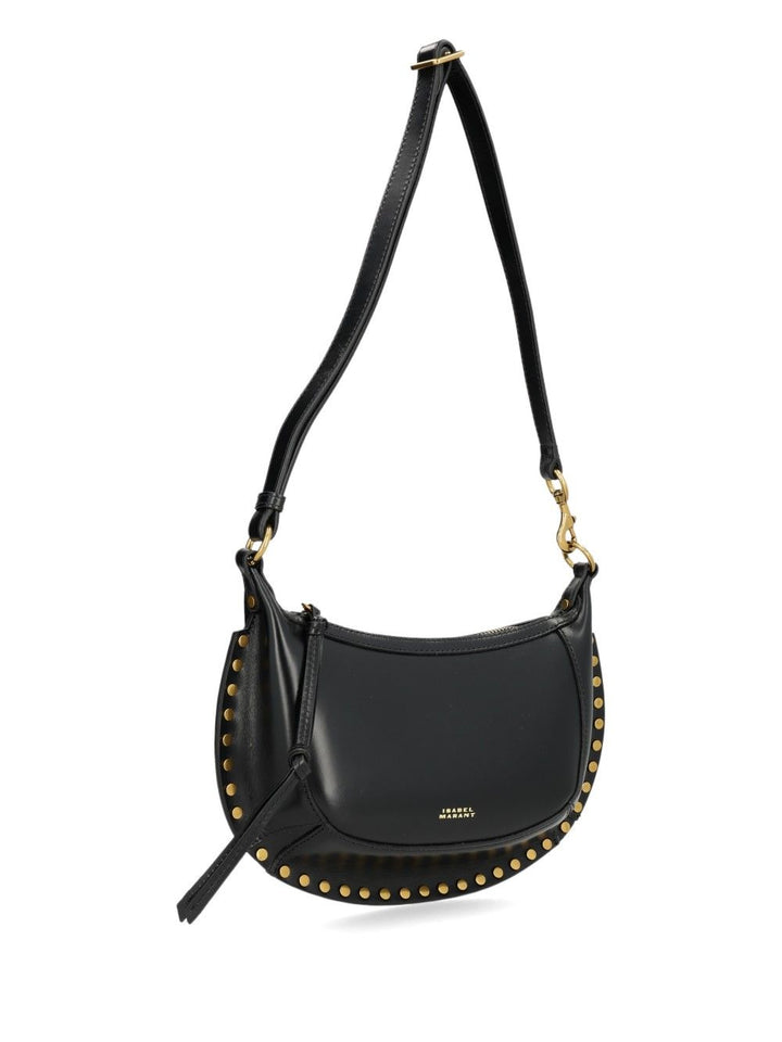 Isabel Marant Oskan Moon Bag Crossbody Bags - Black | a0e0310fb16638a1da533b9f7e92c6a6fc09a195