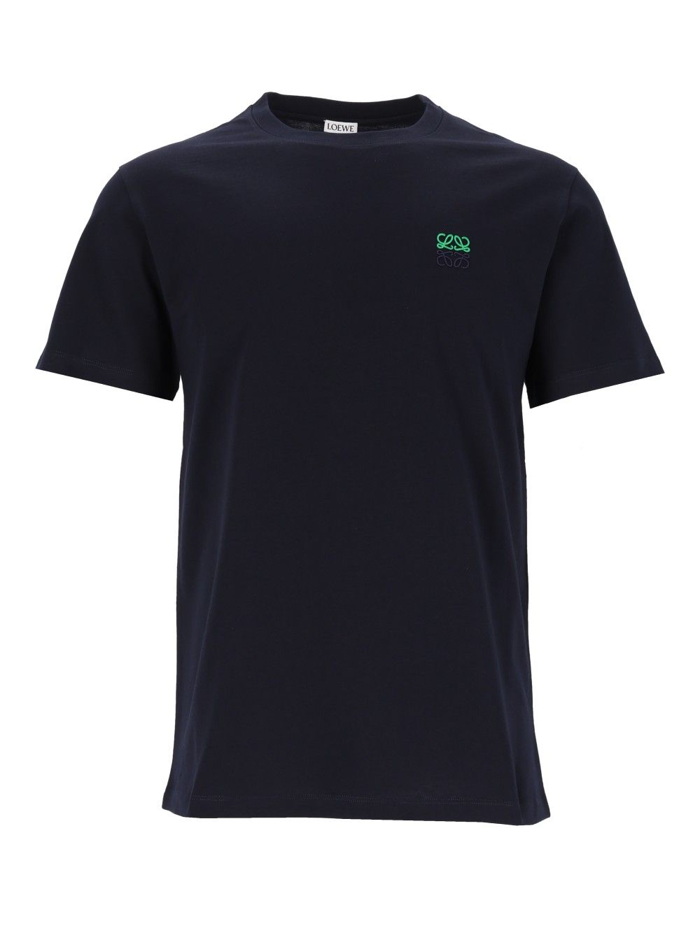 Loewe Regular Fit Cotton T-Shirt - Blue | 4d364b9740d88ba4d17b07d1aacfdf3e8c6e9ea3