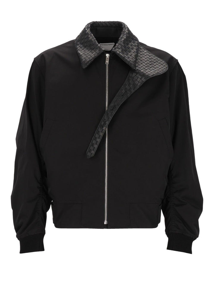 Bottega Veneta Padded Nylon Bomber Jacket Jackets - Black | 77dfd9b334159a2b72ecc21bd007ea9e1b694bfa