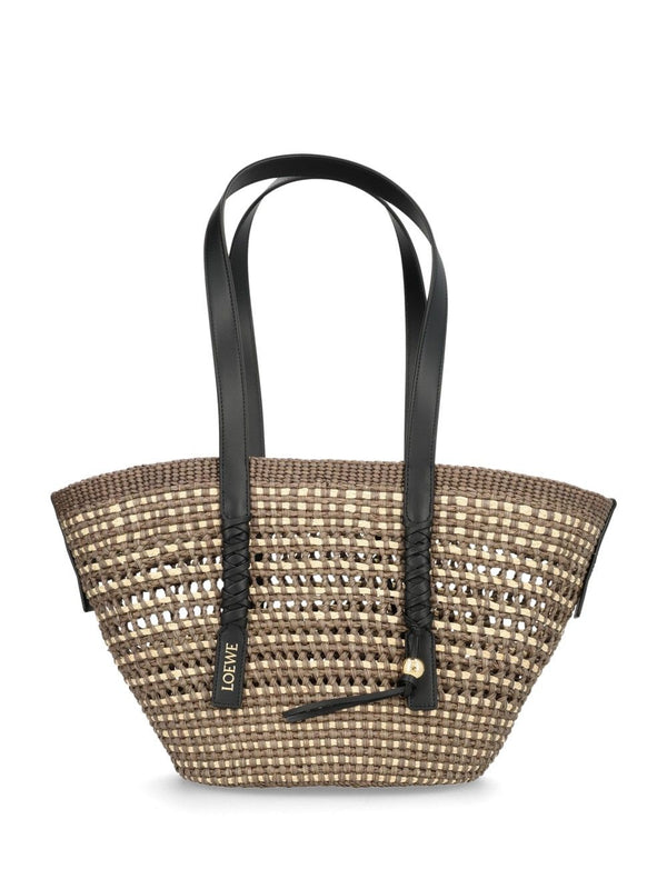 The Braid Basket Bag Shoulder Bags Brown