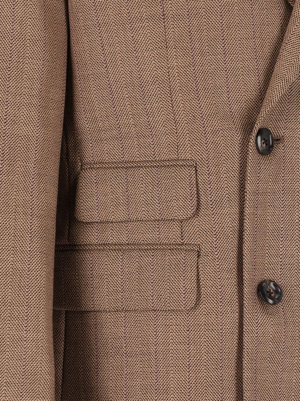 Emporio Armani Double-Breasted Blazer Jackets - Beige | 55b98cb534208a9d6e4af4451e4486c28ad14843