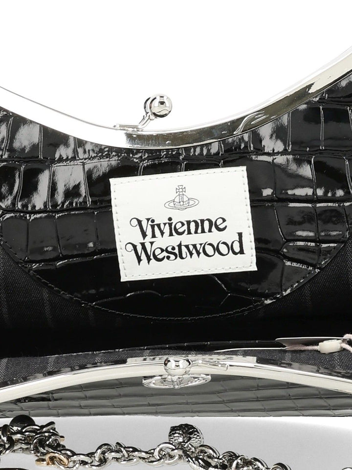 Vivienne Westwood Leather Charm Bag Shoulder Bags - Black | 3a4846241448e252968f6172dca38c0acadb769b