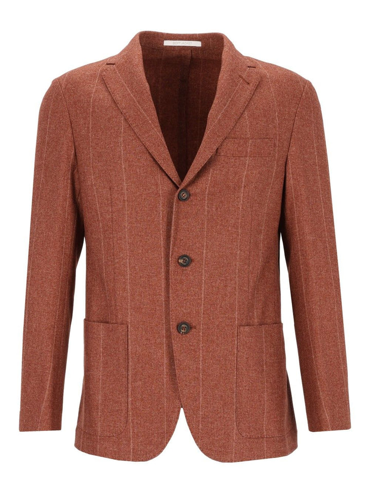 Eleventy Giacca Mono Petto Soft Jackets - Brown | ba1ac3757ffae70919a5e997039b3e84d3eb8c01