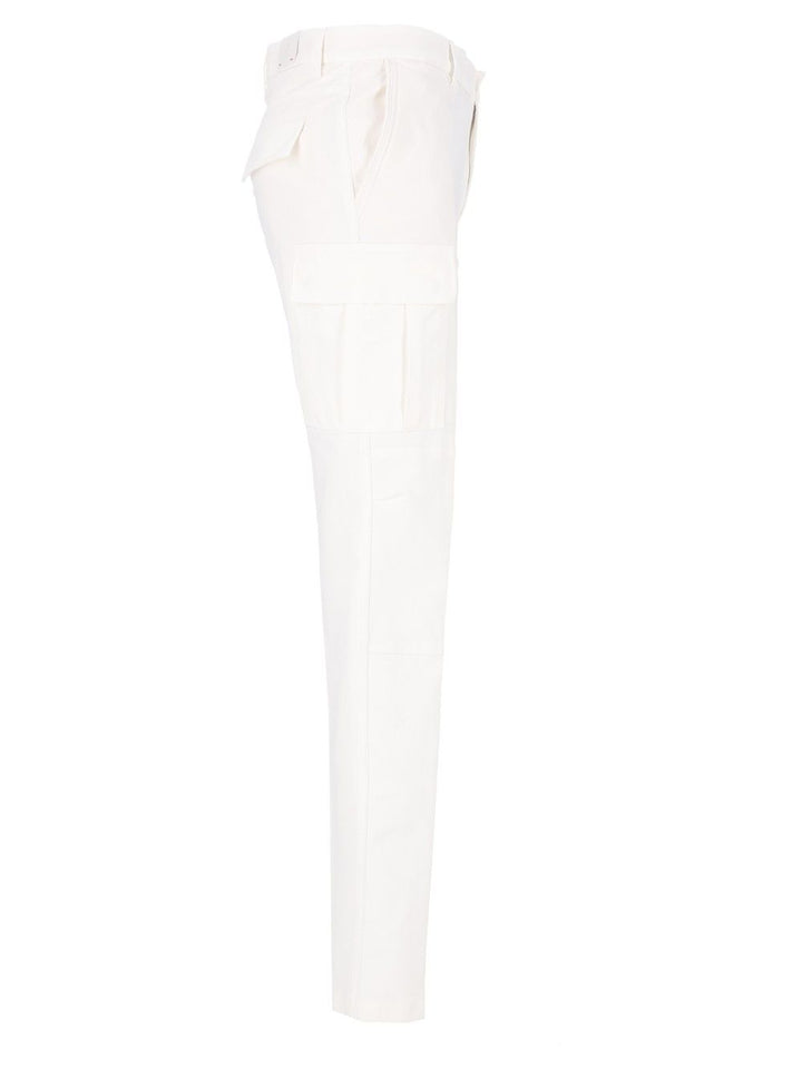 Eleventy Pantalone Cargo Trousers - White | 83042712b42a6fa9dbe248ef1c2eb539fadb5ad6