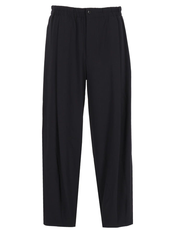 Single-Pleated Trousers Blue