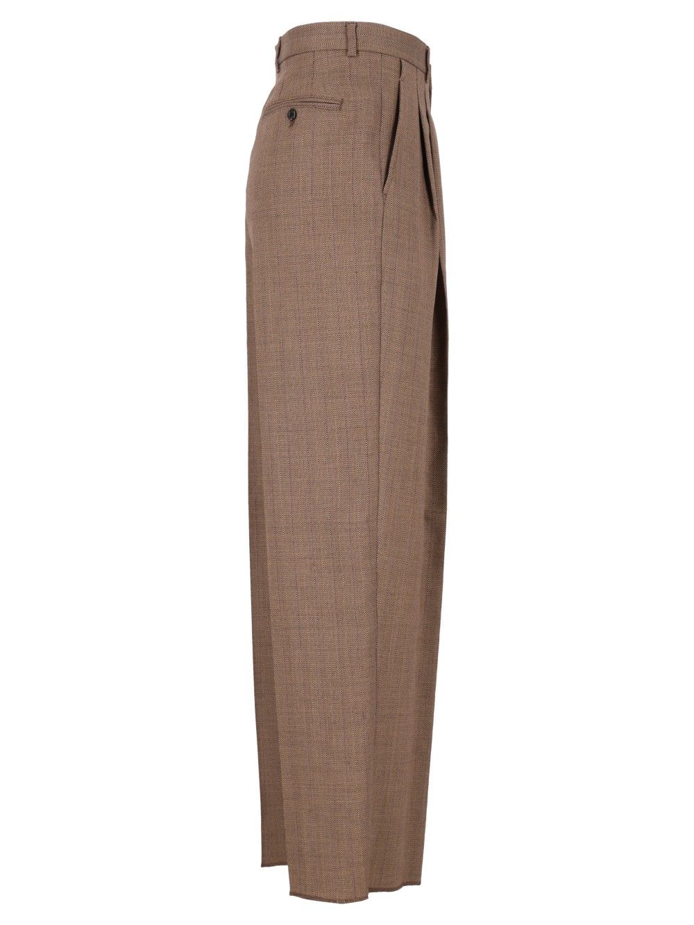 Emporio Armani Baggy Pants Trousers - Beige | 4ad42fd5da786a6f80fea2334c54c3b891812248