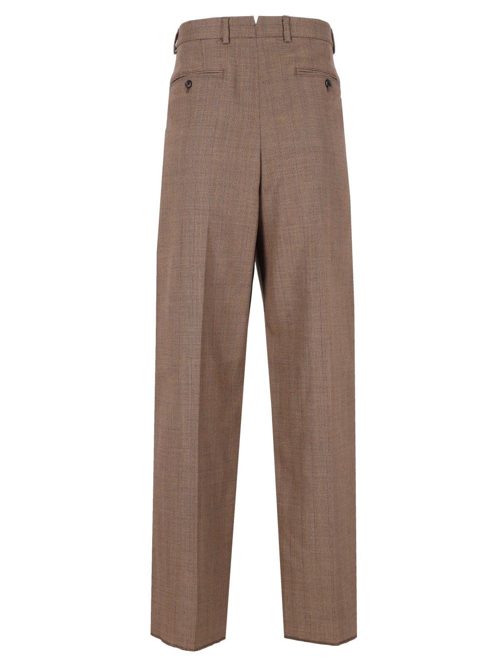 Emporio Armani Baggy Pants Trousers - Beige | e98c47905931f327a8d6a387c390ea6de777dca6