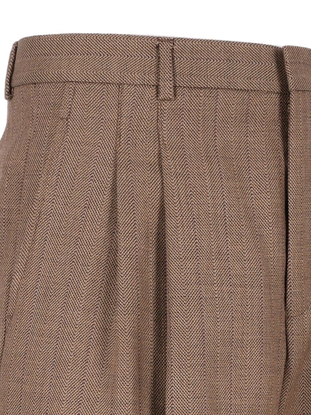 Emporio Armani Baggy Pants Trousers - Beige | c3c448cd87666d08a163c90b5a8eef36179767d4