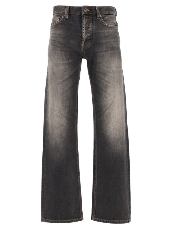 Jean Oversize 5 Poches En Denim Jeans Grey