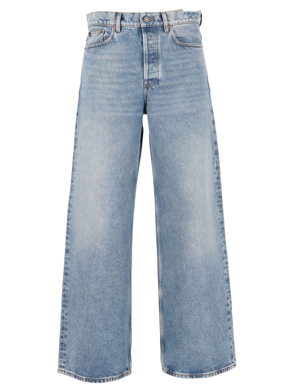 Golden Goose Deluxe Brand Boyfriend  In Stone Washed Light Blue Denim Jeans - Blue | a191a03a69ac85ba48a443dfd6e75694695aa5cb