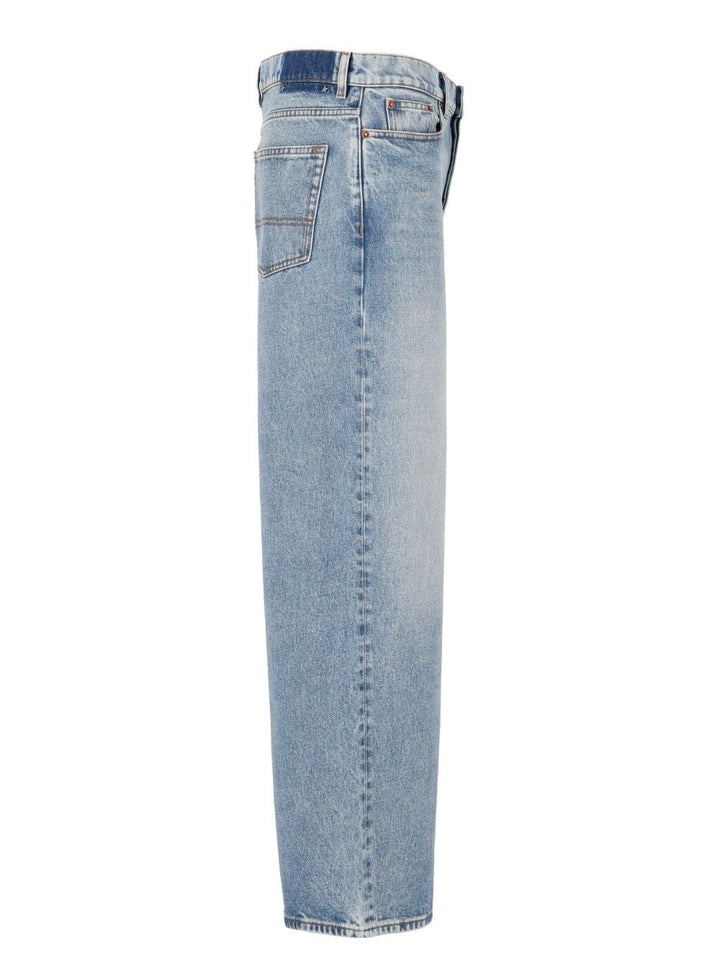 Golden Goose Deluxe Brand Boyfriend  In Stone Washed Light Blue Denim Jeans - Blue | 0bf9e952db1070a2bdc9d76e382f11996e7c93a3
