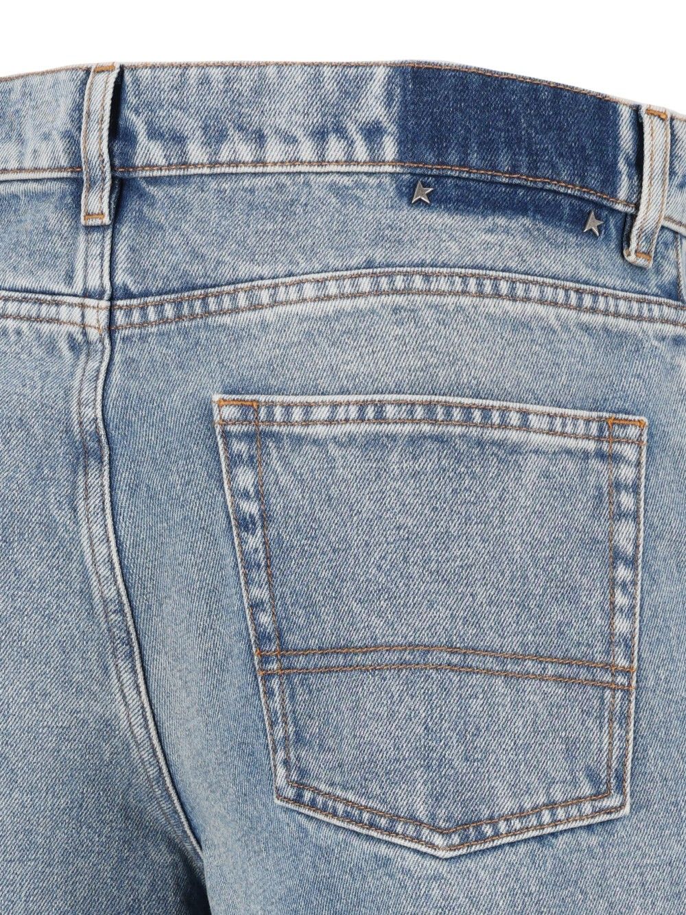 Golden Goose Deluxe Brand Boyfriend  In Stone Washed Light Blue Denim Jeans - Blue | 0e320a9695c24a8287862942f90c2de7027c1320