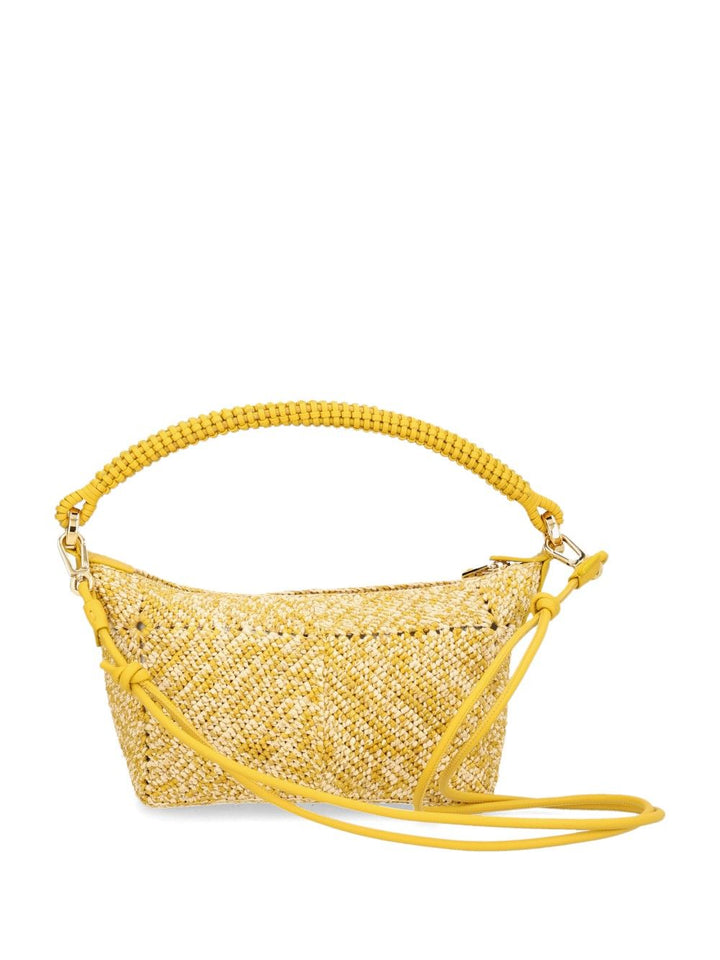 Loewe Cala Mini Bag In Mélange Raffia Handbags - Yellow | 5a5c116feda911b37d40a7e46bb8fa295826fa97
