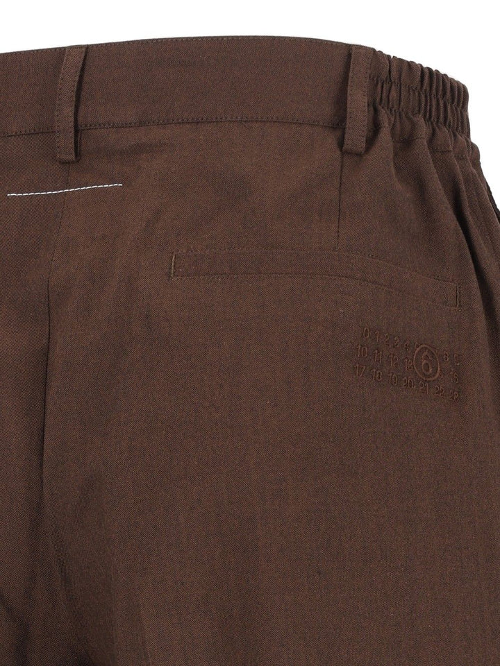 Mm6 Maison Margiela Pants Trousers - Brown | 3e7af9e7a8c70ef40d9ceaa4b31e28b8ef45bcf4