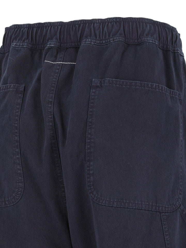 Mm6 Maison Margiela Cotton Twill Trousers - Blue | 9e817b320ee4cb4ed1d0e7de3a8bda0e201325d9