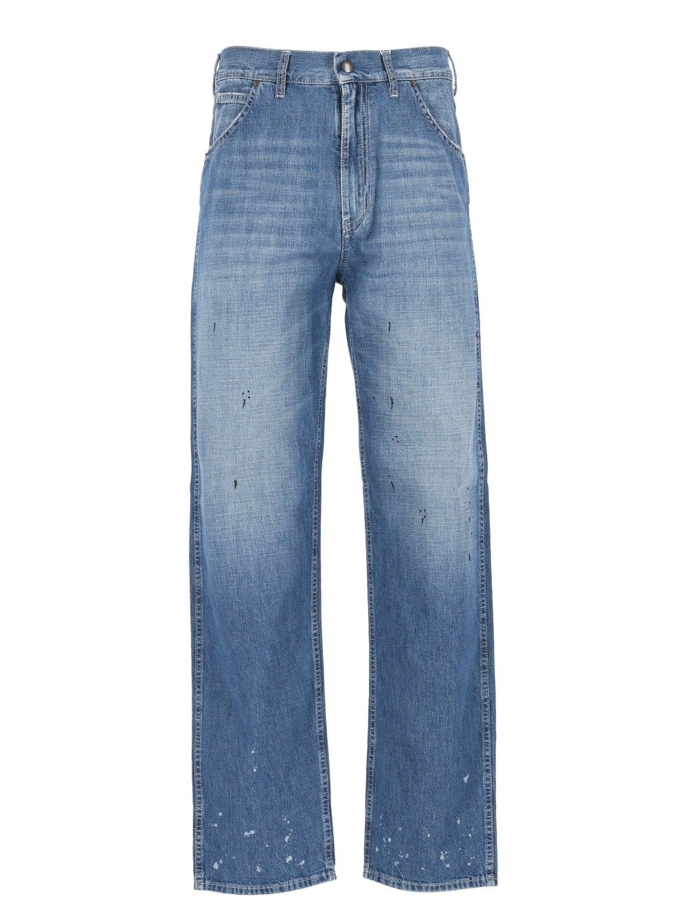 Maison Margiela Treated Denim Jeans - Blue | 8763ad64b58b1fdecbd108c2d38f4f8fb4b8dbc7