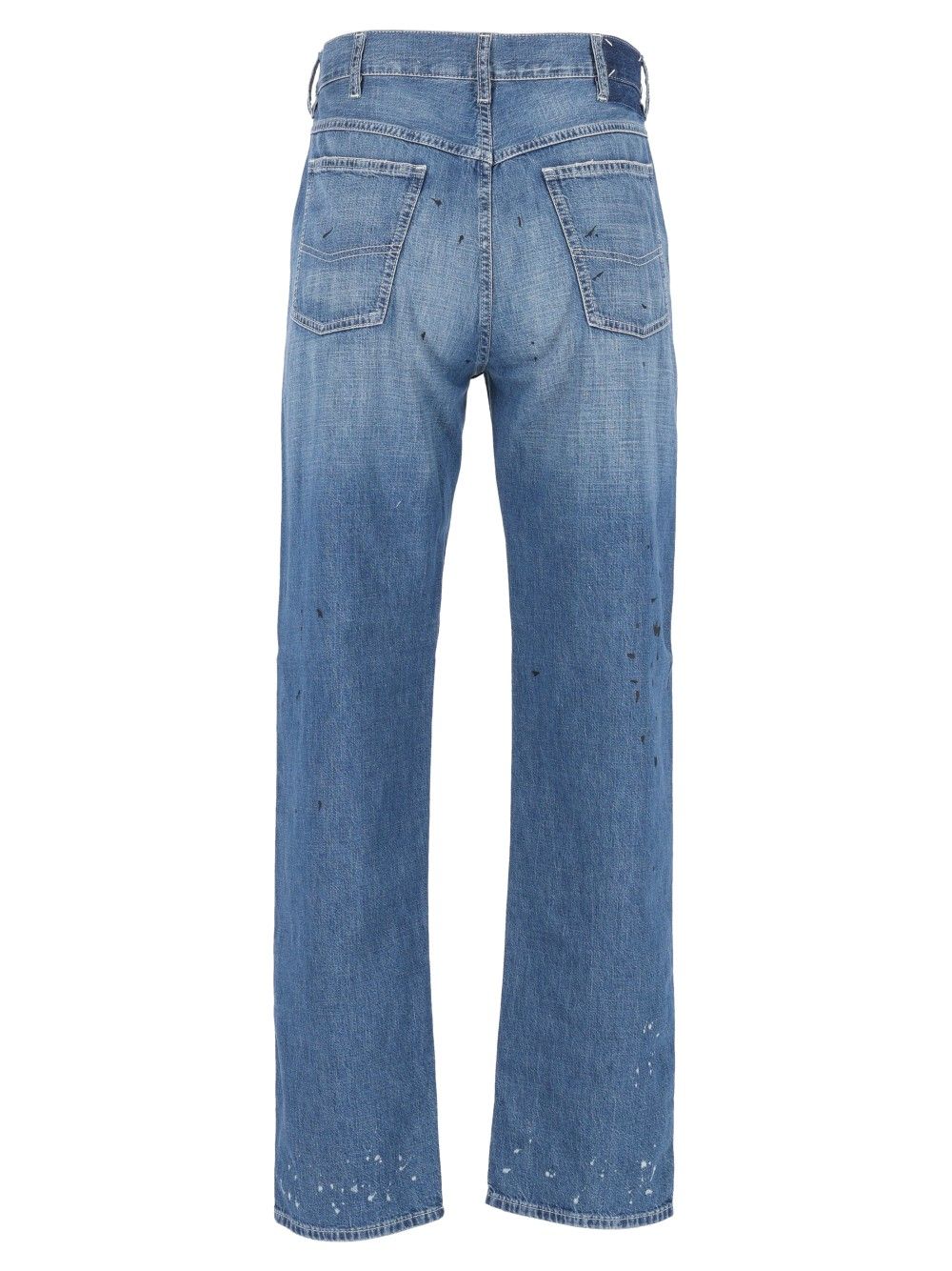 Maison Margiela Treated Denim Jeans - Blue | bec043ffe13a9f3ac39cfe4b7b2b9531ac00b07f