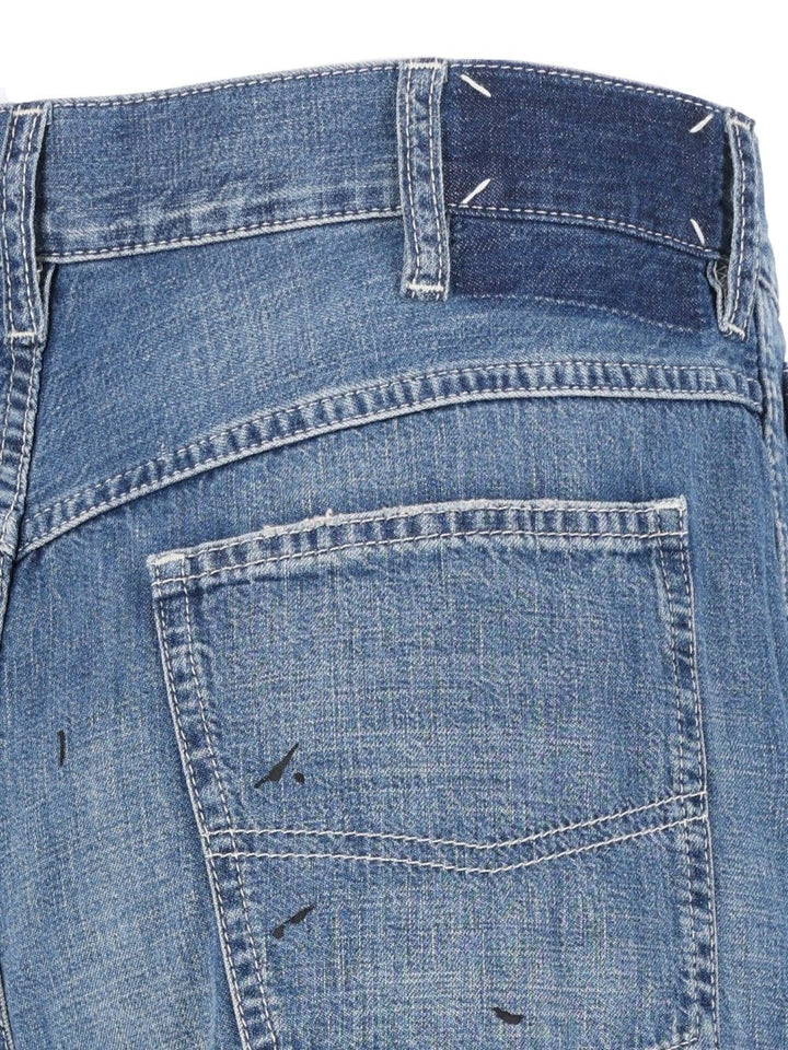 Maison Margiela Treated Denim Jeans - Blue | 12f7bbf57a3c8fb1670803209c9f33bf398828d7