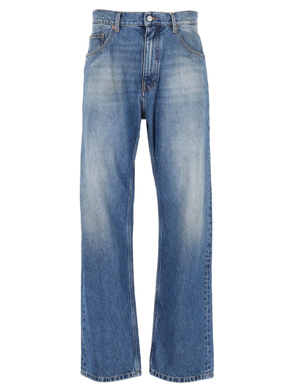 Straight Leg Jeans Blue