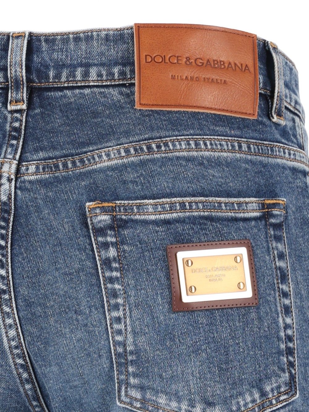 Dolce & Gabbana Slim Fit Jeans - Blue | 7f8559d7171316ac2cdca2b89fbb7ab2950eb008