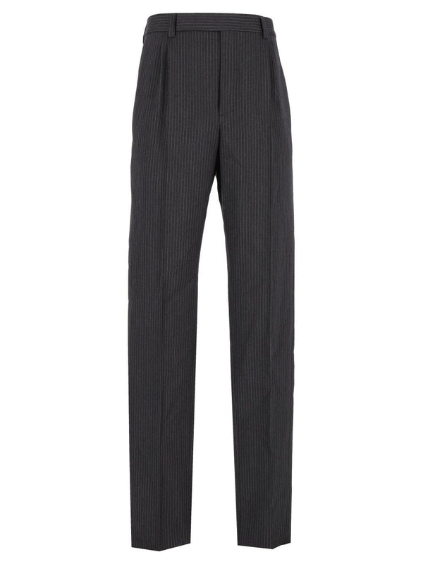 Tapered Trousers Grey
