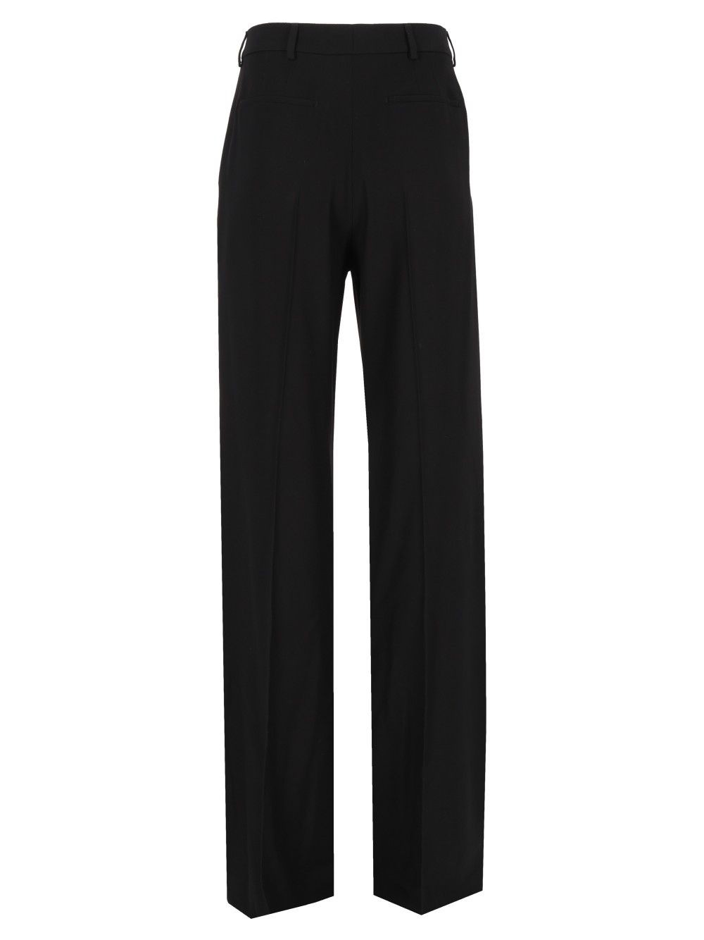 Saint Laurent Classic Flannel Trousers - Black | da9254a14ed97f628c9c8186ce1162731d4adfb6