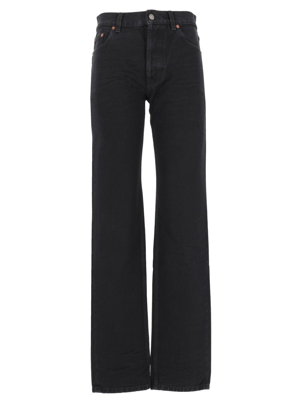 Saint Laurent Relax Straight Jeans - Black | 7f31c57b6b6a85fd769cb5f88de7a521f328571c