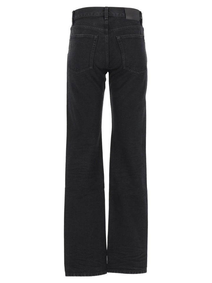 Saint Laurent Relax Straight Jeans - Black | 75cf69615464cef133feeabf0682eb7b74d5fdf4