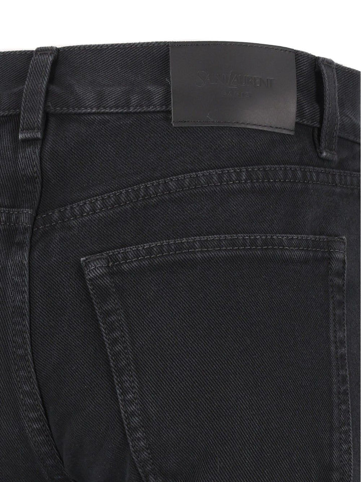 Saint Laurent Relax Straight Jeans - Black | 1d94c223fa75969cae41942284221e3e3f7ca88b