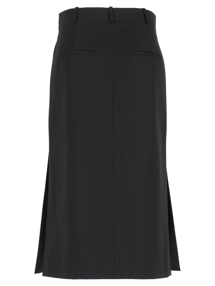 Fendi Black Grain De Poudre Skirt Skirts - Black | 8e183143a2655b608f4189833504073f2712ec7e