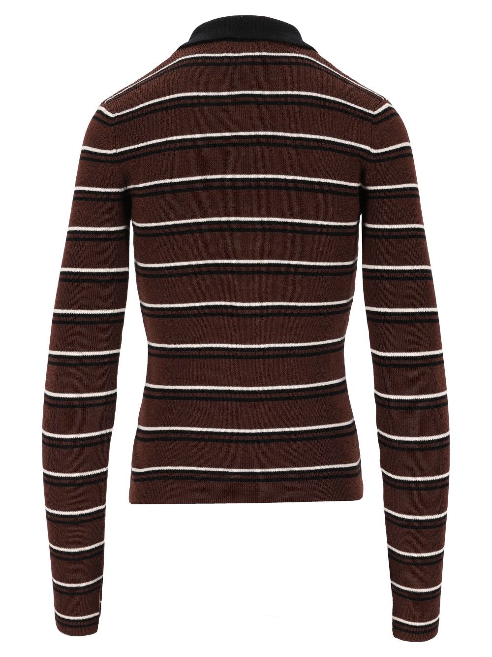 Ganni Mini Ribbed Merino Polo Polo shirt - Multicolor | df1aa21884df46e2ea6802efef25095b7bf35f98