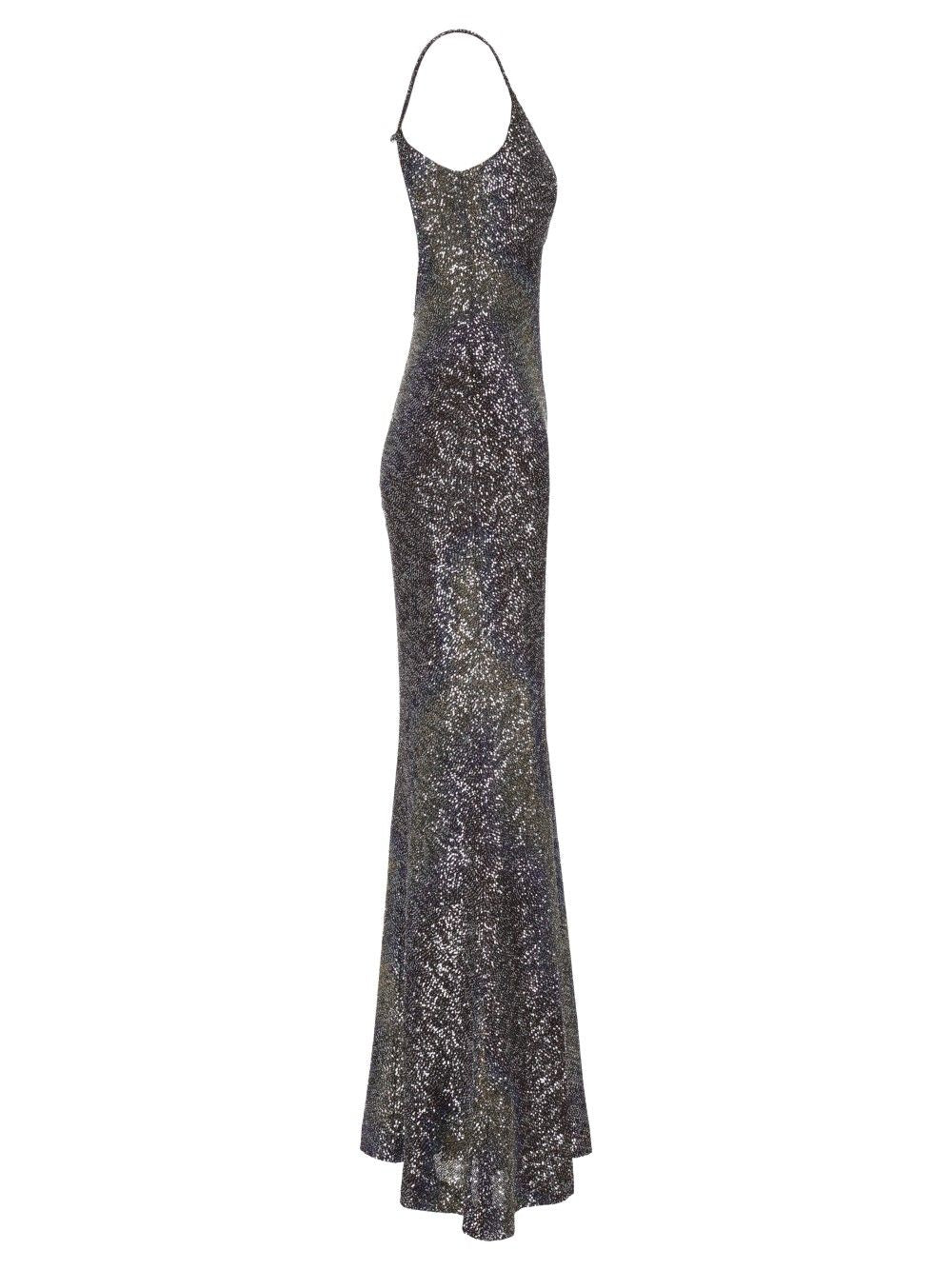Missoni Long Dress With Low Back And Sequins Dresses - Multicolor | 53167afe29d312743c5c772e254e8a6cdc236686