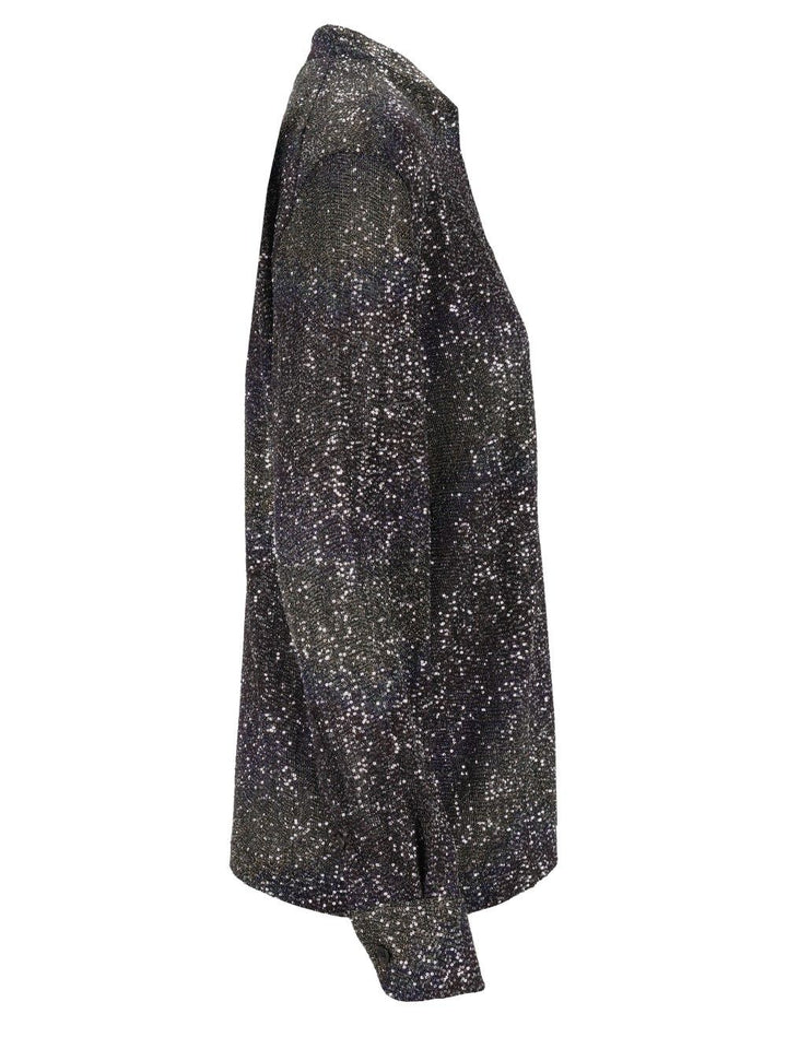 Missoni Oversized Shirt With Sequin Appliqué Shirts - Multicolor | df3a6811695af0c0d18722c42645320d48efb1e2