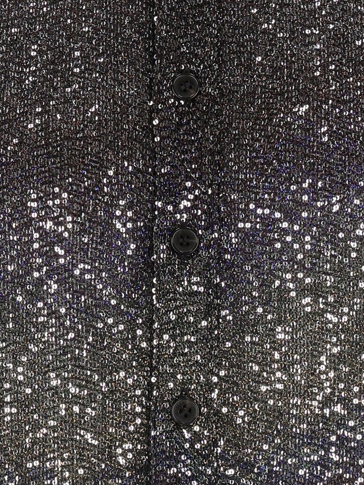 Missoni Oversized Shirt With Sequin Appliqué Shirts - Multicolor | 8125588d5c72326ad2f8d94bfe276f530eee9ba2