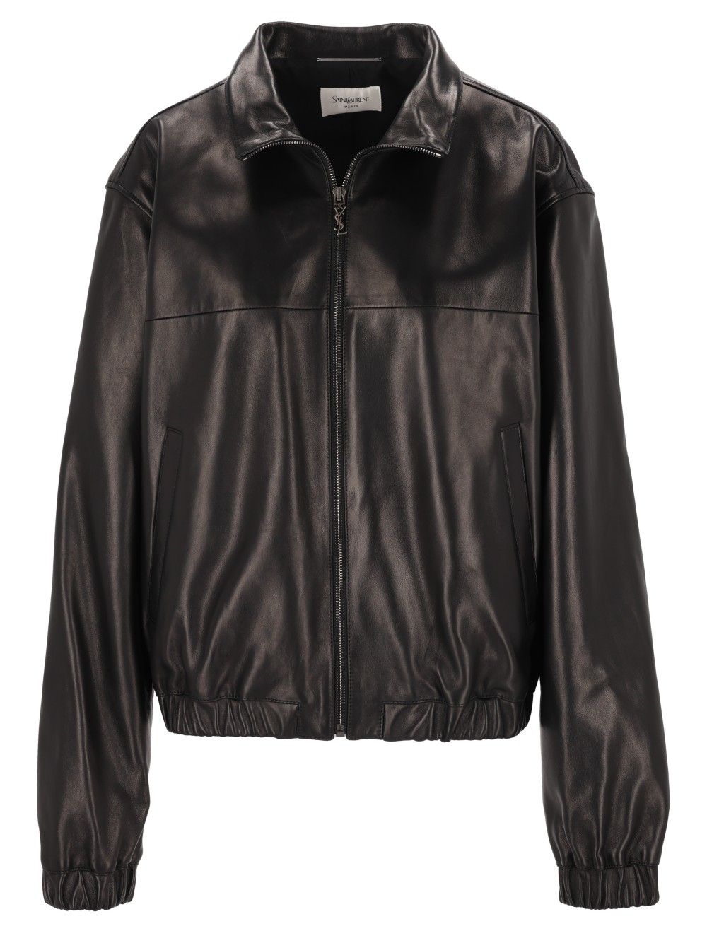 Saint Laurent Cassandre Lambskin Jacket Jackets - Black | ff78dd0a4f45ef6aa9b646e7e46ca0785eb10f6f