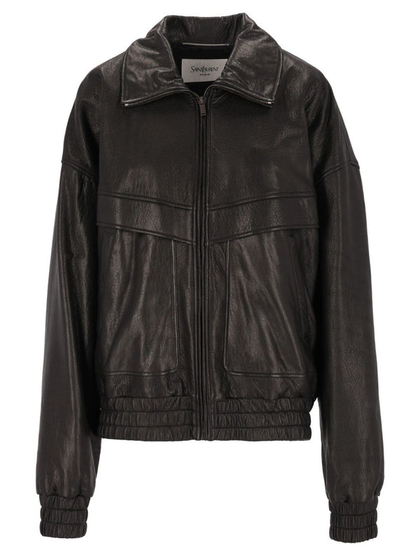 Balloon Lambskin Jacket Jackets Black