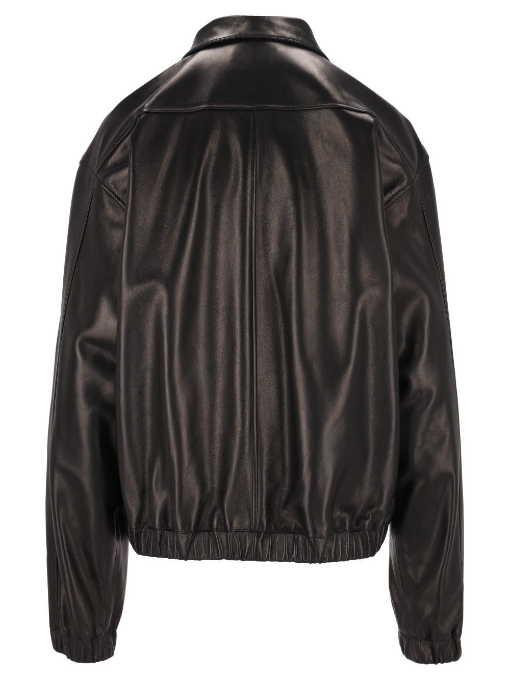 Saint Laurent Cassandre Lambskin Jacket Jackets - Black | 78cdb8d72236a2d3ed7ea0c151d578d3bee0e93e