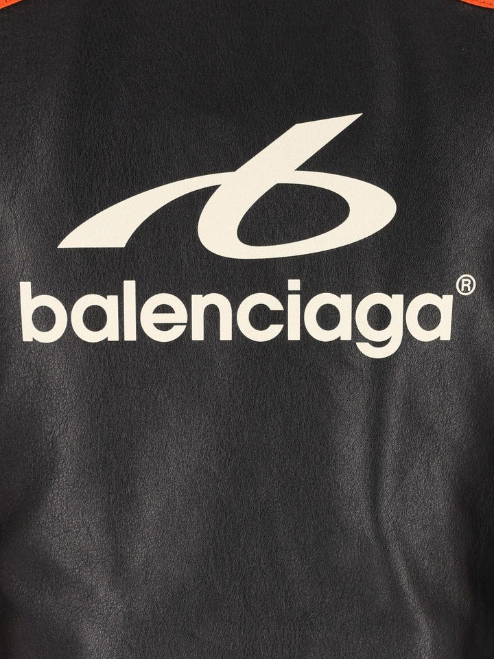 Balenciaga Fitted Leather Biker Jacket Jackets - Black | a076527676c29f5bff5cb5e020c59575759cfcaa