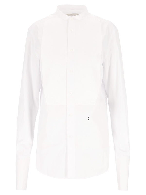 Cotton Poplin Shirt Shirts White