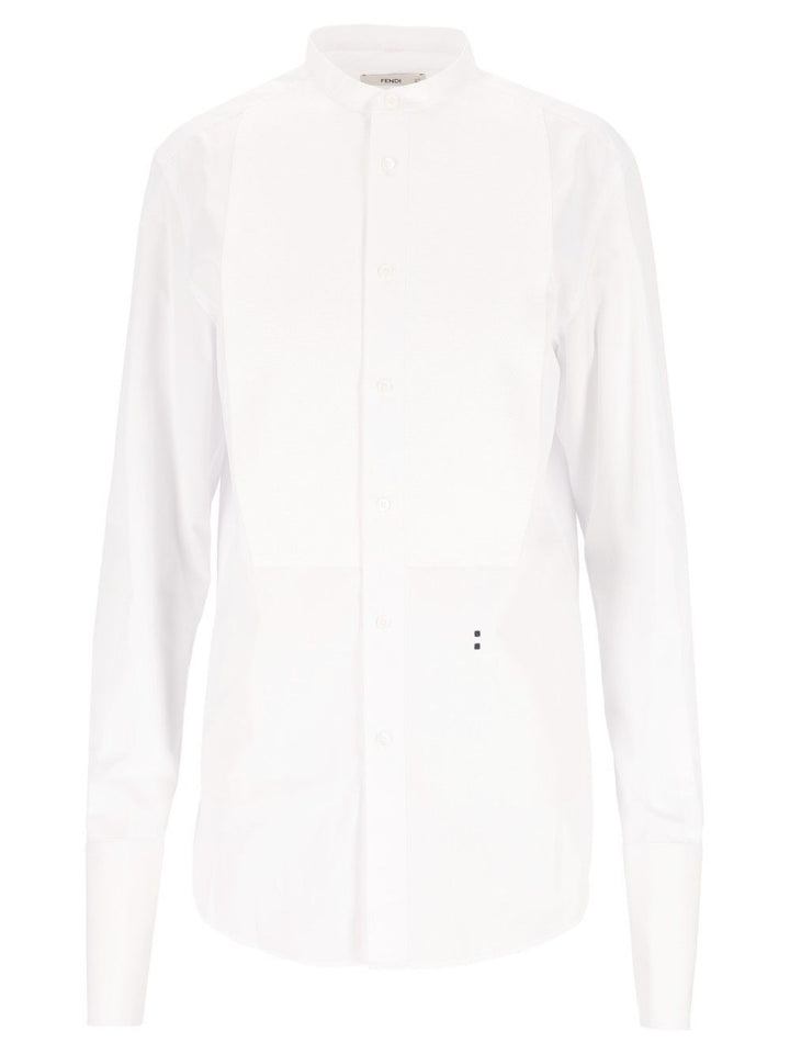 Fendi Cotton Poplin Shirt Shirts - White | 4e7b0fe0919f3bf59b61514d2c406cb295ddcc54