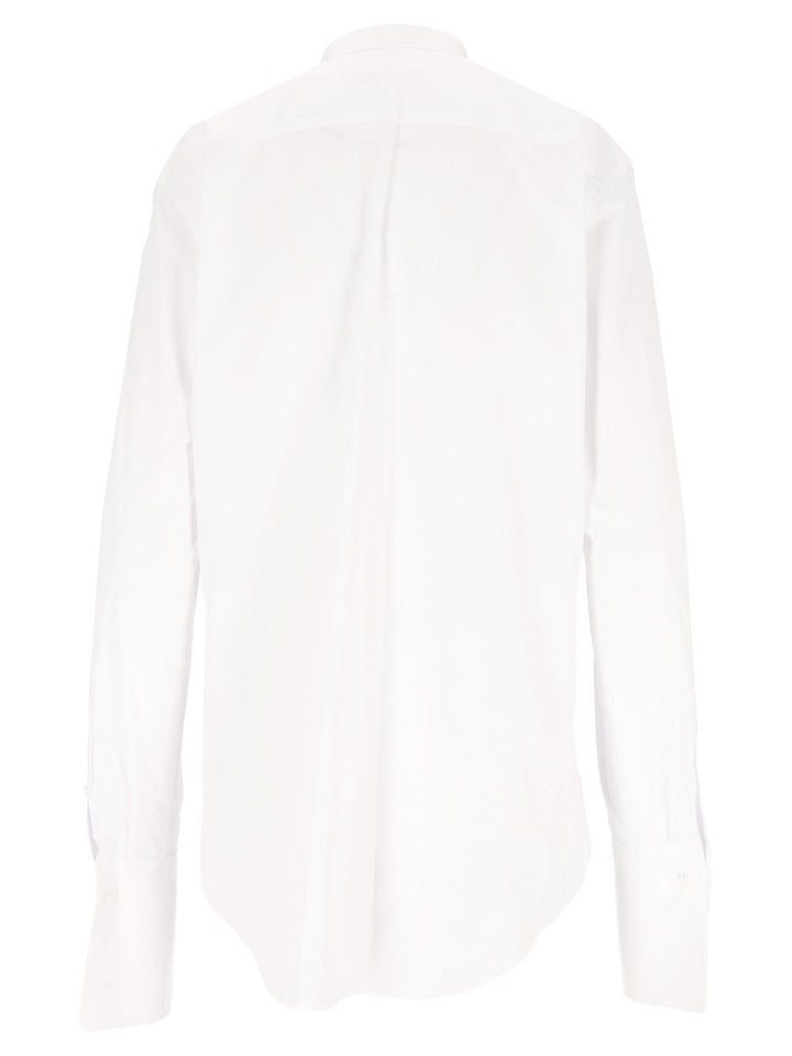 Fendi Cotton Poplin Shirt Shirts - White | 236f6c8b7585bdb56590f178ca5c2ee30aa87cd7