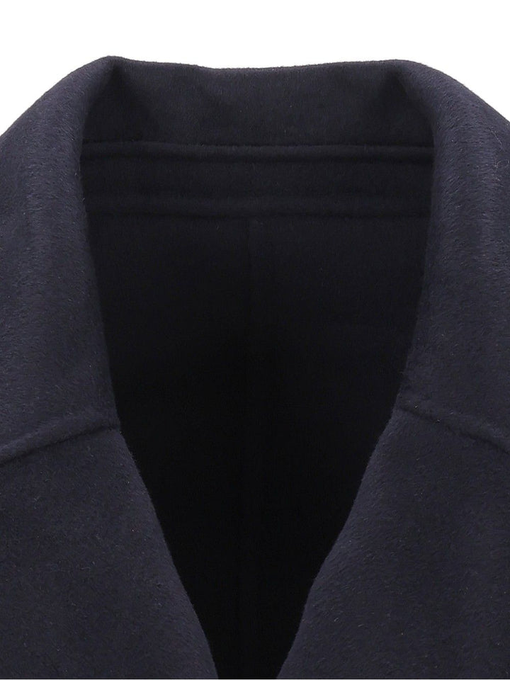 Loulou De Saison Neil Double Breasted Jacket Cashmere Jackets - Blue | 7942cd1a52c00bb52aac49be1f3efc8739c881fc