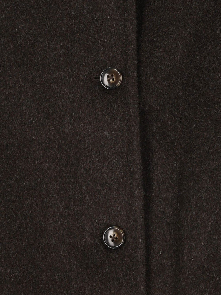 Loulou De Saison Dunne Oval Short Coat Coats - Brown | 1eab7622b74906111620b4b3552a0e1dc8469ea1