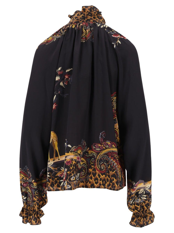 Etro Printed Leo Silk Shirt Shirts - Multicolor | 8e176930b5b5482b9d8faa25a8cbdf8c3e866bf7