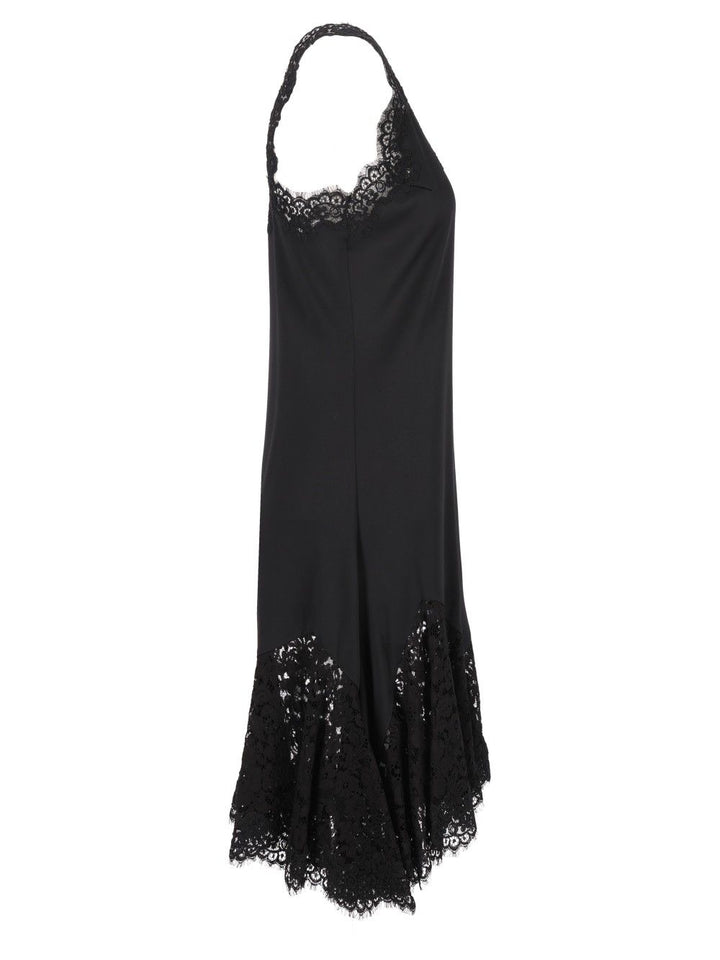 Stella Mccartney Dress With Lace Details Dresses - Black | e944cbdaa4217f29fcae92d6862721c06ce016a5