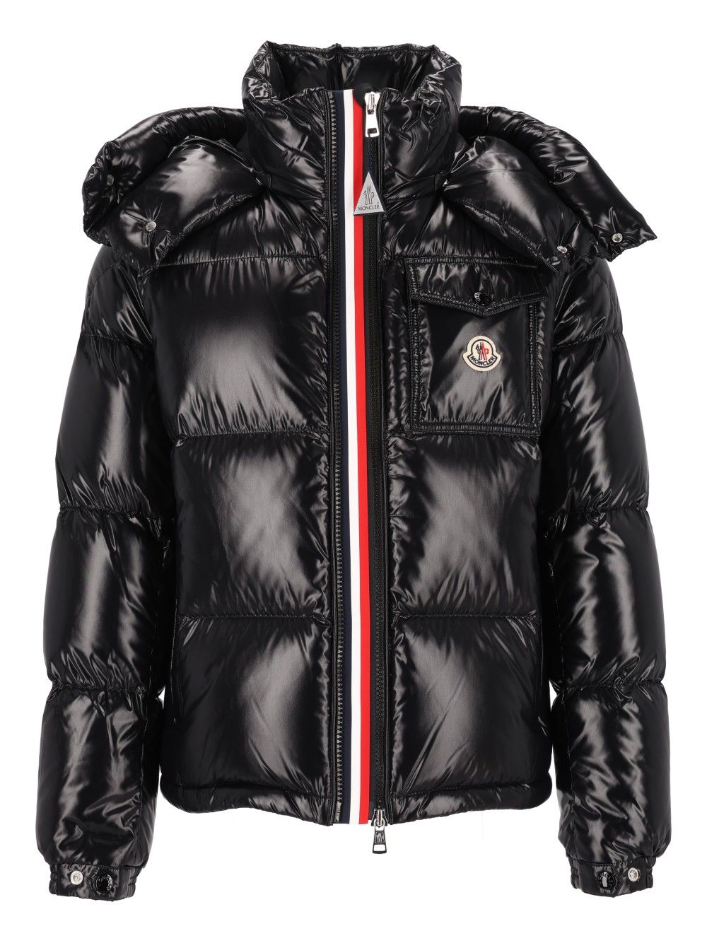 Moncler Montbeliard Short Down Jacket With Hood Jackets - Black | 6a928d585d4dd74abe43791cba9cca3fe0871e6d