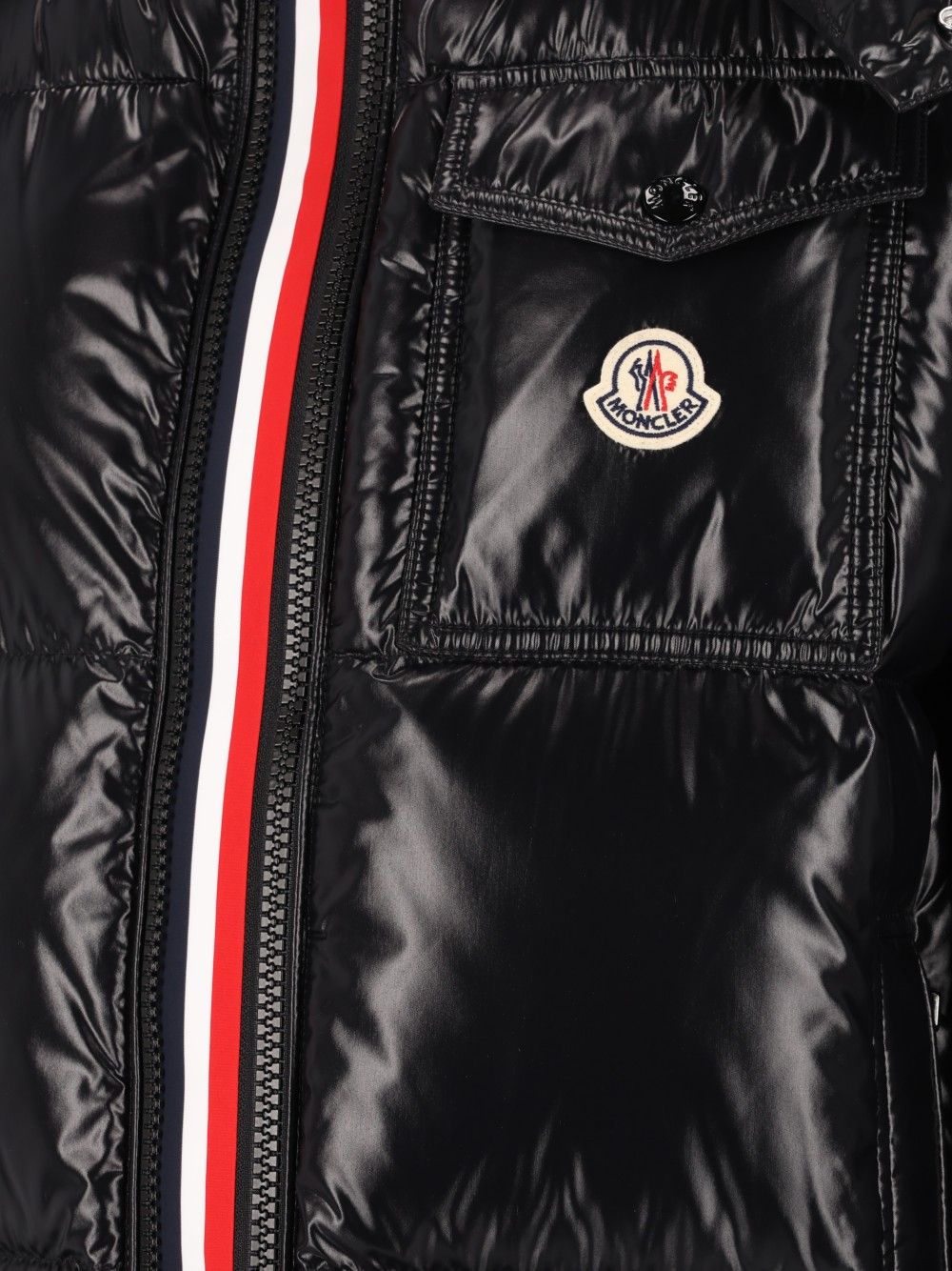 Moncler Montbeliard Short Down Jacket With Hood Jackets - Black | 0e17b0640c1c002789bf11d114778dc4e7dc1565