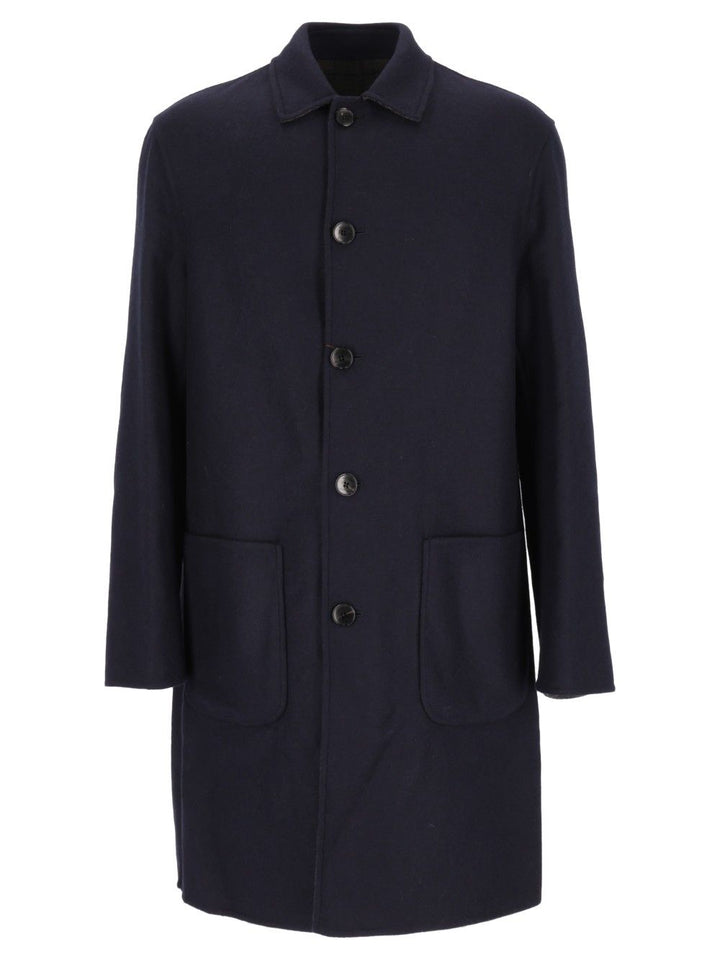 Etro Soho Reversible Wool Sport Coat Coats - Blue | 1ed2ff1d1617ab6316e968246f32d410e9f164c3