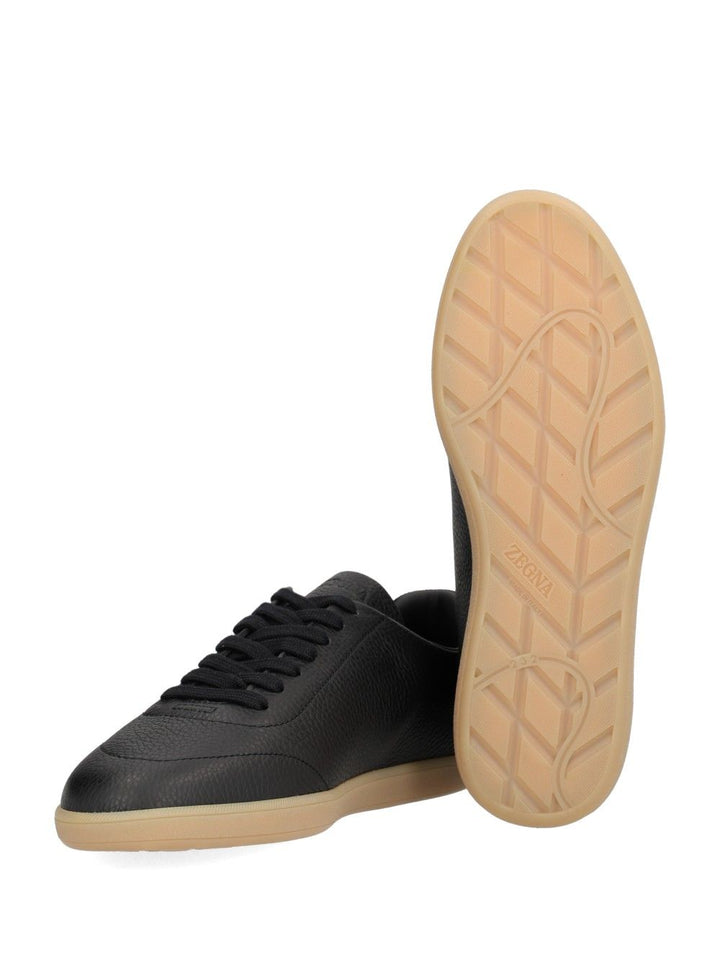 Ermenegildo Zegna 232 Sneaker Sneakers - Black | 456dbe7ef085258cccb8be96a4da0153d658cdb6